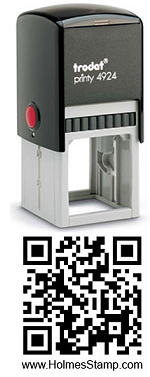 QR Code Rubber Stamp