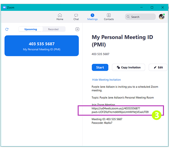 How to create zoom meeting link