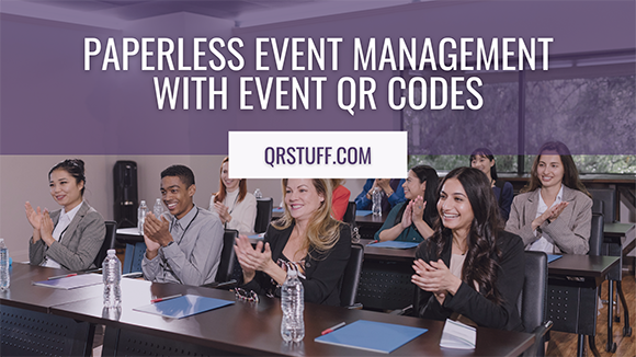 paperless event management with event QR codes